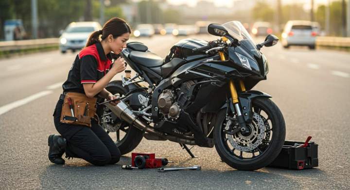 Remorquage de véhicule 2 roues en Vendée